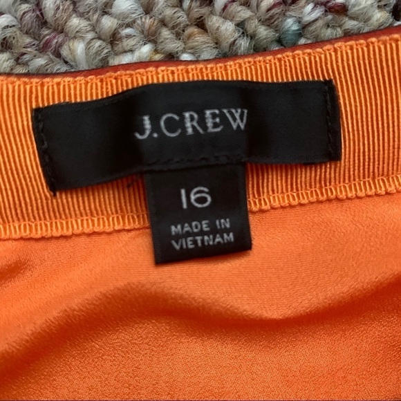 J. Crew Pleated Striped Full Skirt | Size 16 - Picture 8 of 8